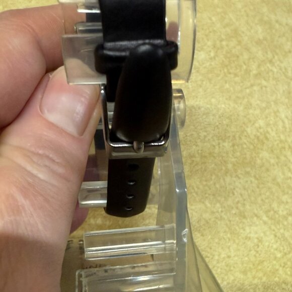 Sonoma Black Leather Watch - Adjustable Band - Square Face - Picture 3 of 6